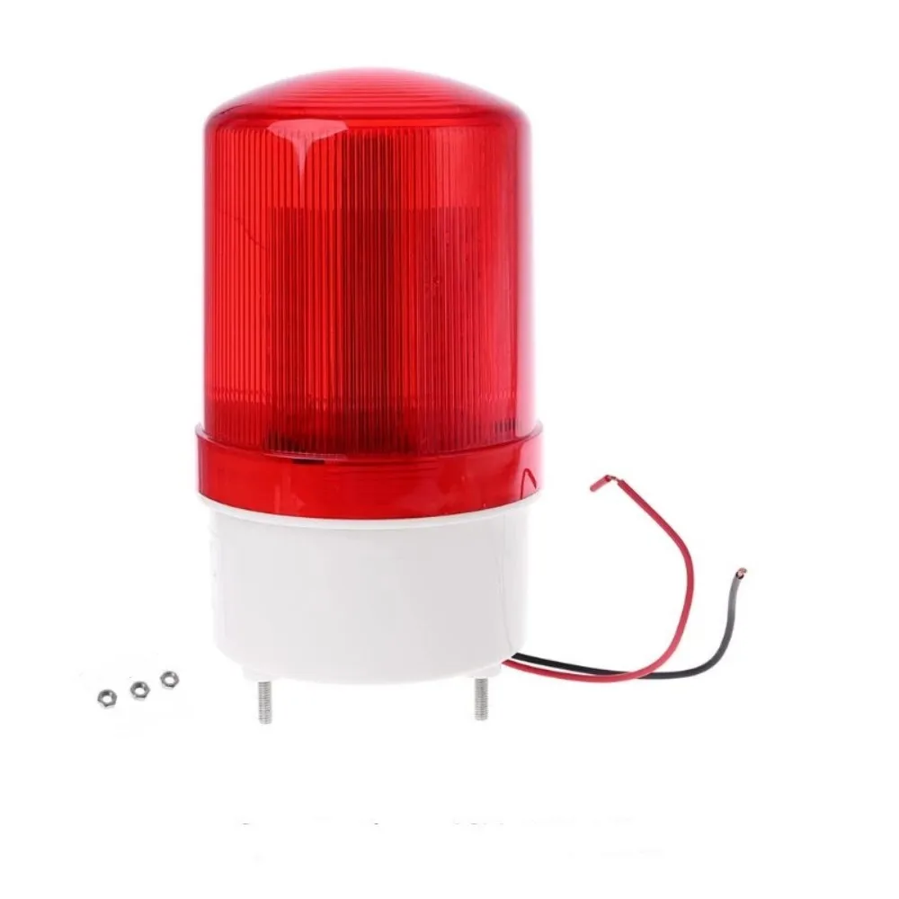 التيار المتناوب تيار مستمر LED بوابة ضوء وماض مصباح إنذار مصباح ل سوينغ انزلاق بوابة فتاحة/بوابة الحاجز إشارة ستروب وامض مصباح (لا صوت)