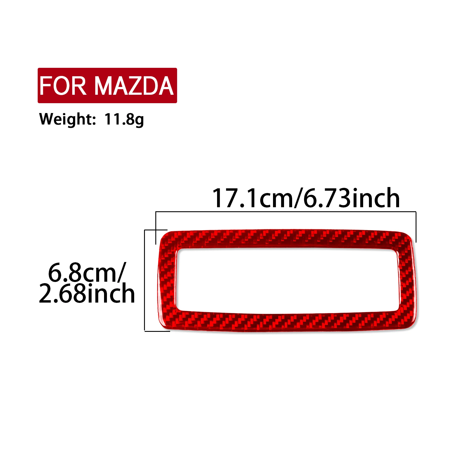 Car Rear Reading Light Button Panel Frame FOR Mazda 3 Axela 2019-2026 Decoration Interior Accessories Carbon Fiber Stickers