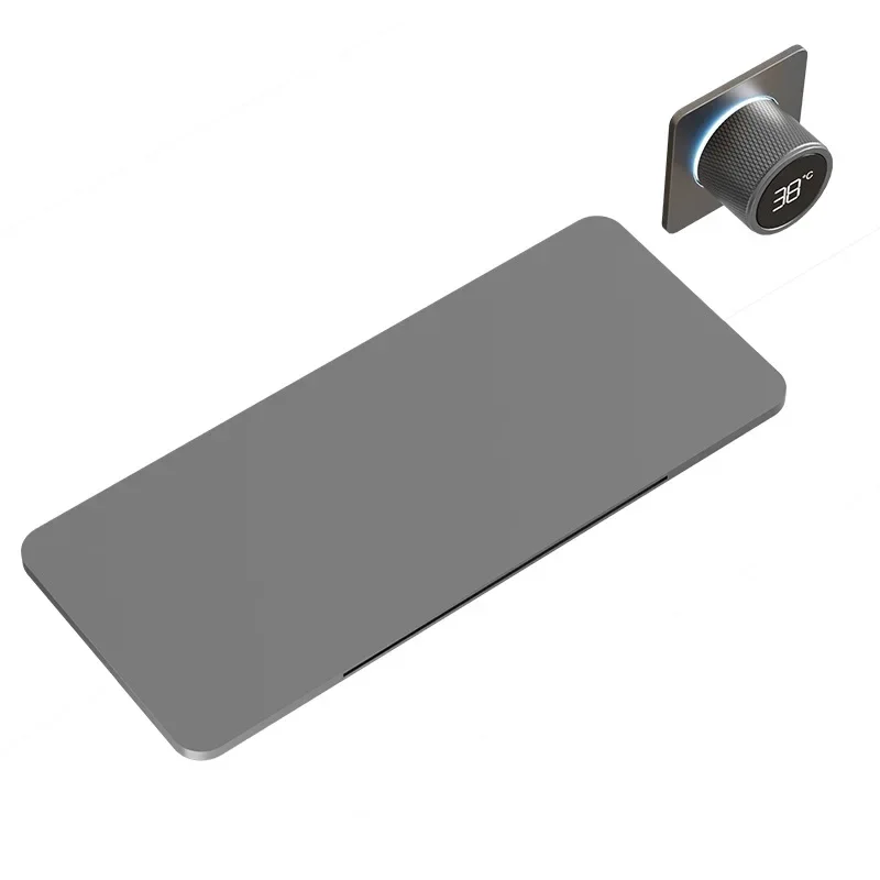 

Waterfall Concealed Bathtub Washbasin Faucet Shower Soaking Pool Mixing Valve Shower Shower Set