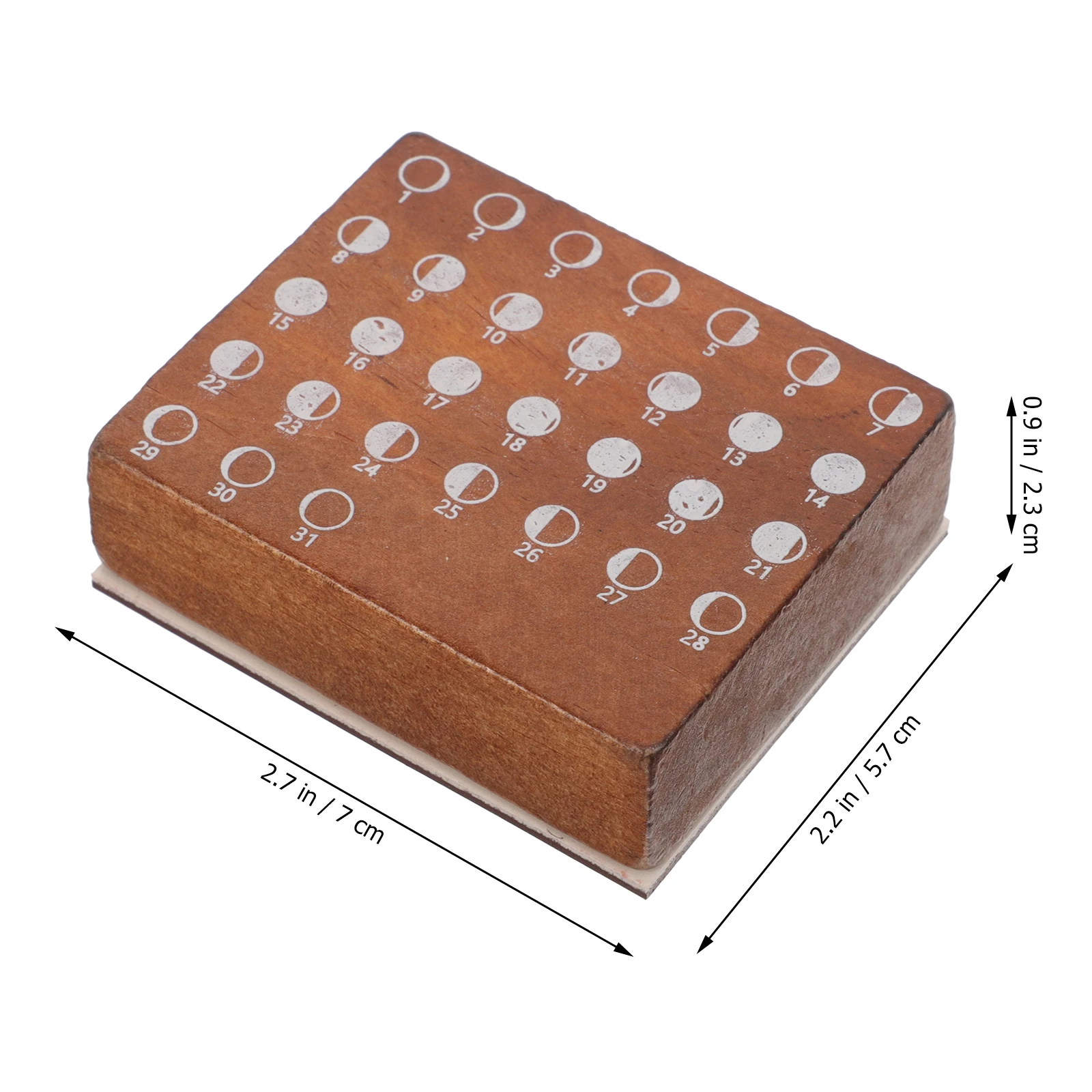 

Wooden Weekly Stamps Set for DIY Scrapbooking Journaling Supplies Crafts Decor Mini Vintage Wood Stamping Tools Storage