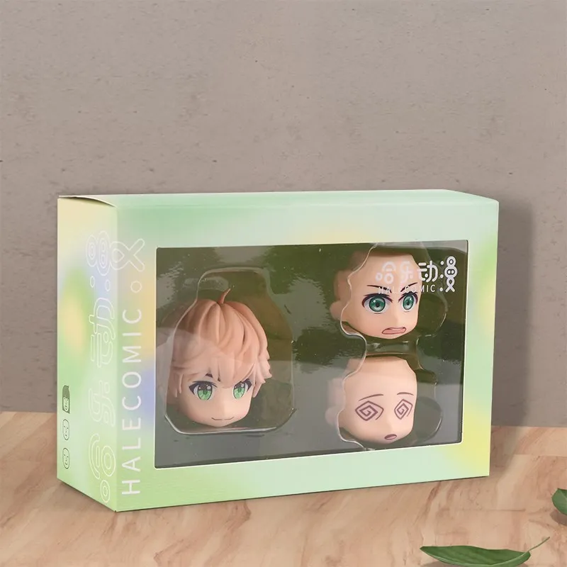 ob11 Doll Heands Korean Short Hair Brown Boys Head BJD Doll Head For GSC Head DIY Accessories Alternative Facial Expressions