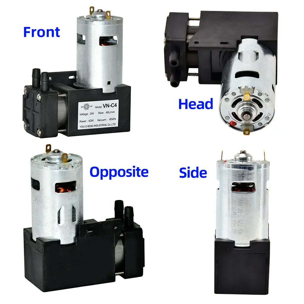 

In stock DC PUMP 12V/24V 40l/min Electric Mini High Pressure Micro Pumps Piston Air Pump Suction Brushless DC Vacuum Pump