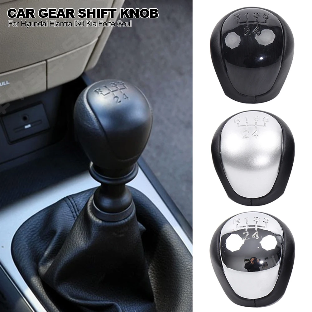 5 Speed Gear Shifter Knob For Kia Ceed Cerato Rio 2 Stick Lever Pen Handle Headball Manual For Hyundai I30 Elantra Touring 2008