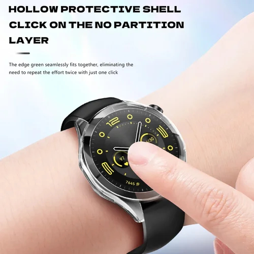 Imagen 2 del producto Funda para Huawei Watch GT 4, funda protectora de 46mm, parachoques duro de PC para accesorios GT4 para hombres y mujeres (sin vidrio protector de pantalla)