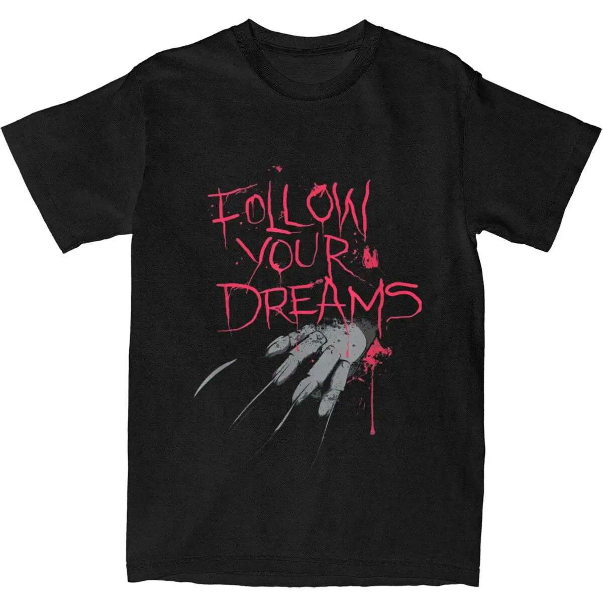 Elm Street Nightmare T-Shirt F-Freddy K-Kruger T Shirts Short-Sleeve Streetwear Tops Summer Pure Cotton O-Neck Oversize Tees