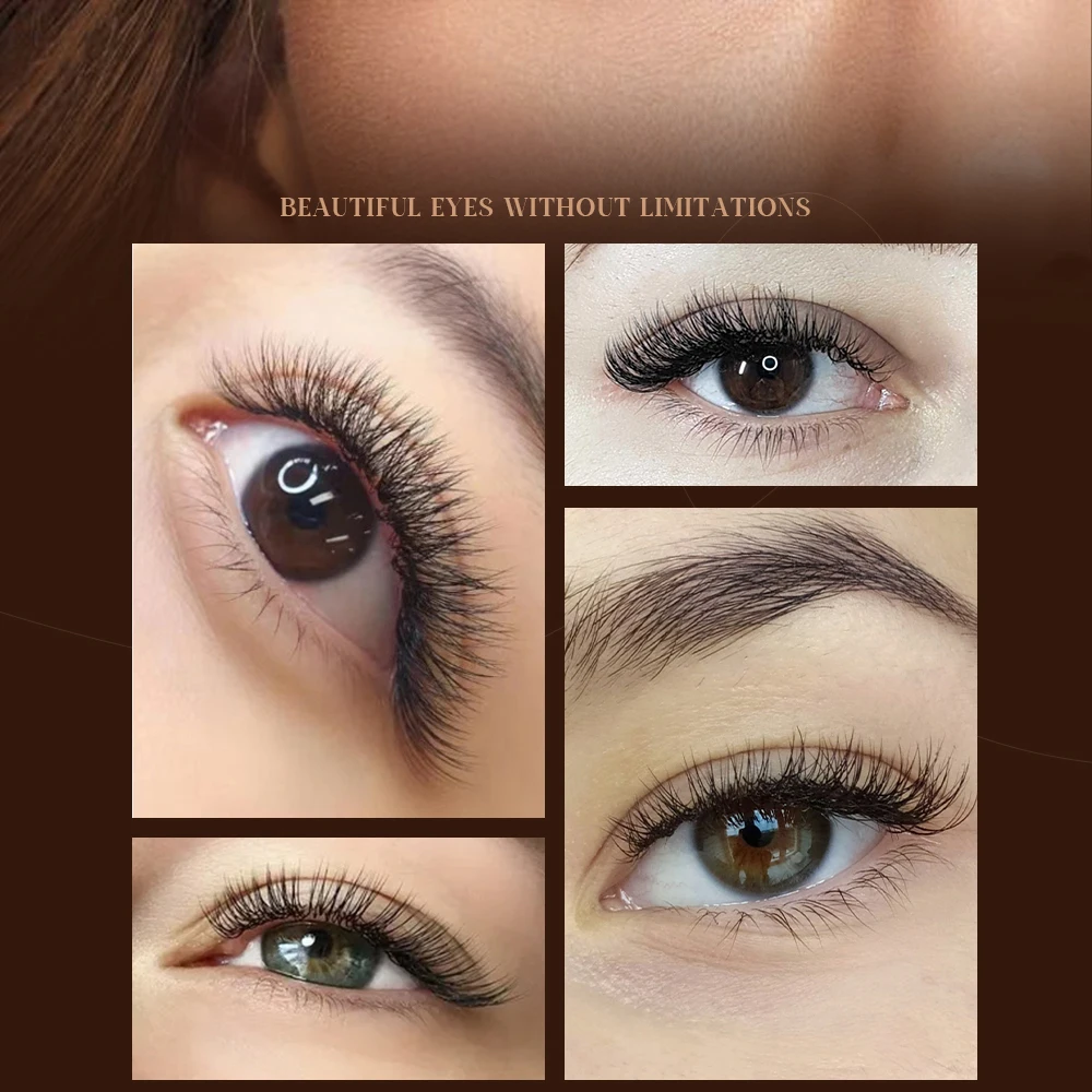 DeceMars Novo cacho de CD de cílios pré-fabricados 0,05 mm (12 linhas/bandeja)