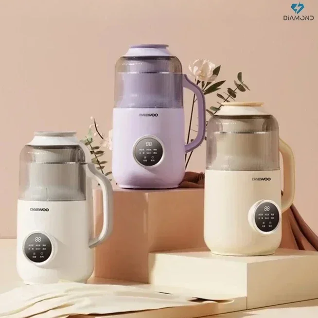 Daewoo Wall Breaker Household Automatic Small Soya Bean Milk Maker Silent Cooking Machine Soya Bean Milk Maker