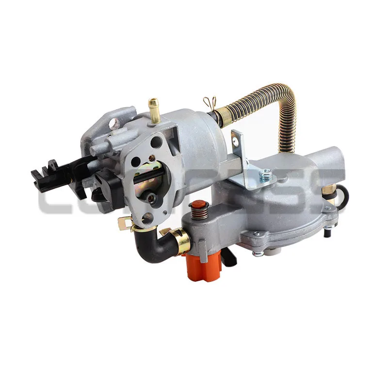 Combustível duplo Carburador LPG NG conversão Kit, manual Choke ferramenta manual, 168 gerador, acessórios para 2.8KW GX200 170F