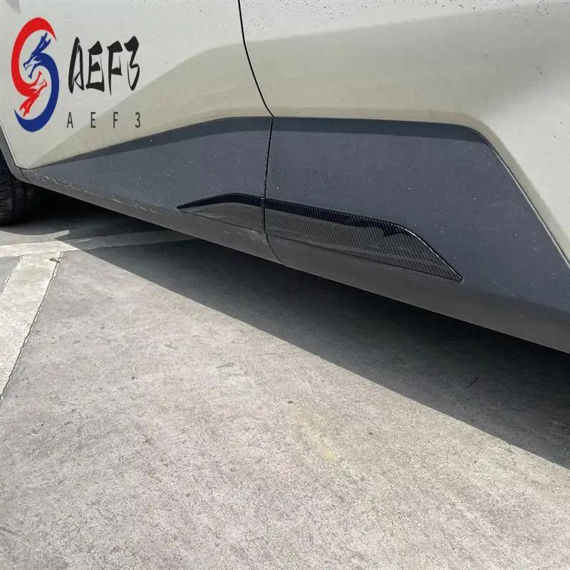 

AEF3-4PCS Цвет углеродного волокна, внешняя накладка на боковую дверь автомобиля, декор для BYD Dolphin Mini/BYD Seagull