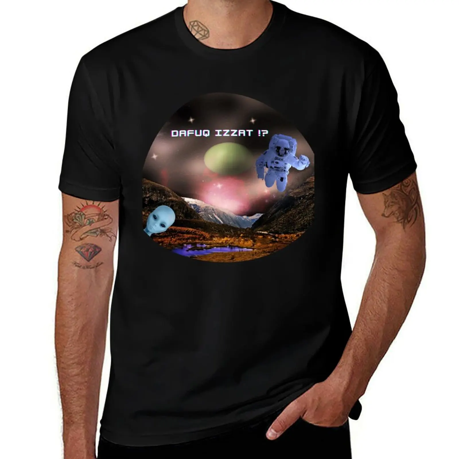 

Dafuq Izzat ! - Alien Classic T-Shirt printed t shirts for man cotton t shirt man T-Shirt