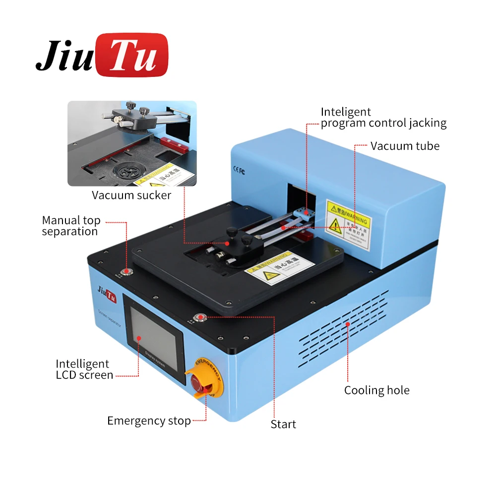 Automatic Intelligent Screen Removal machine with Strong Suction and Built in Vacuum Pump Easy Separate