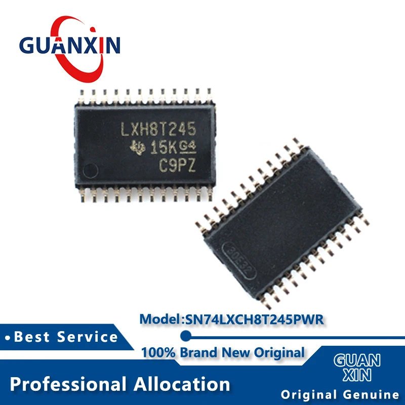 

100% New SN74LXCH8T245PWR TSSOP-24 Marking LXCH8T245 SN74LXCH8T245
