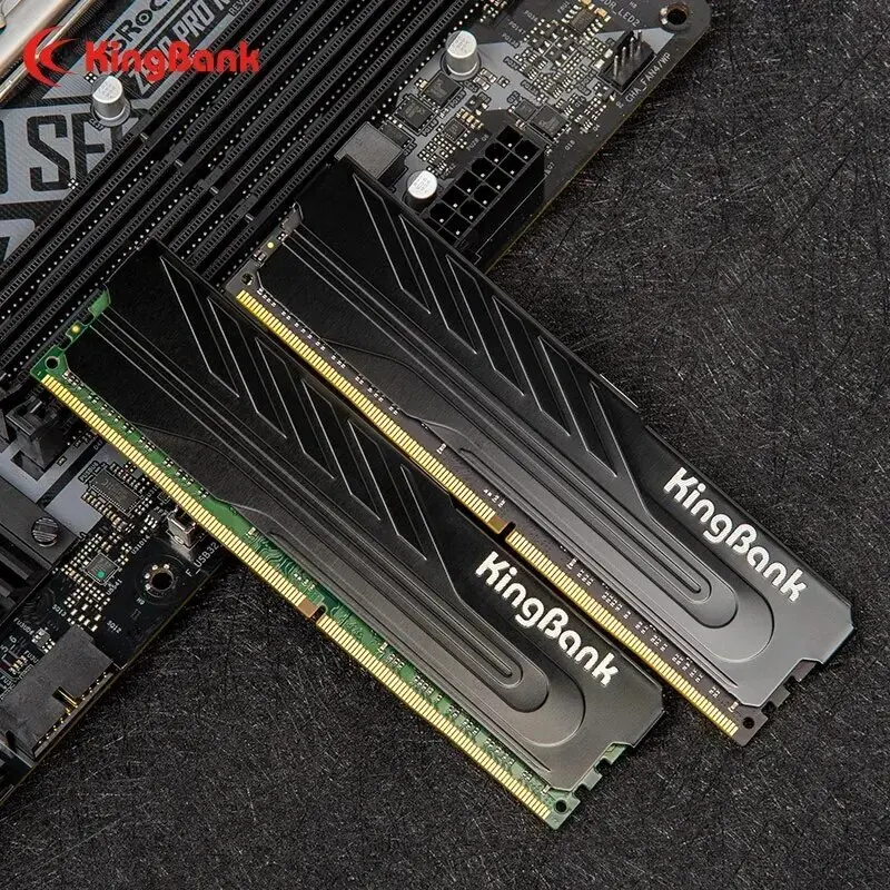 KingBank RAM DDR4 8GB 16GB 2666MHz 3200MHz 3600MHz XMP Memory Intel Heatsink Desktop Memory Support Motherboard DDR4