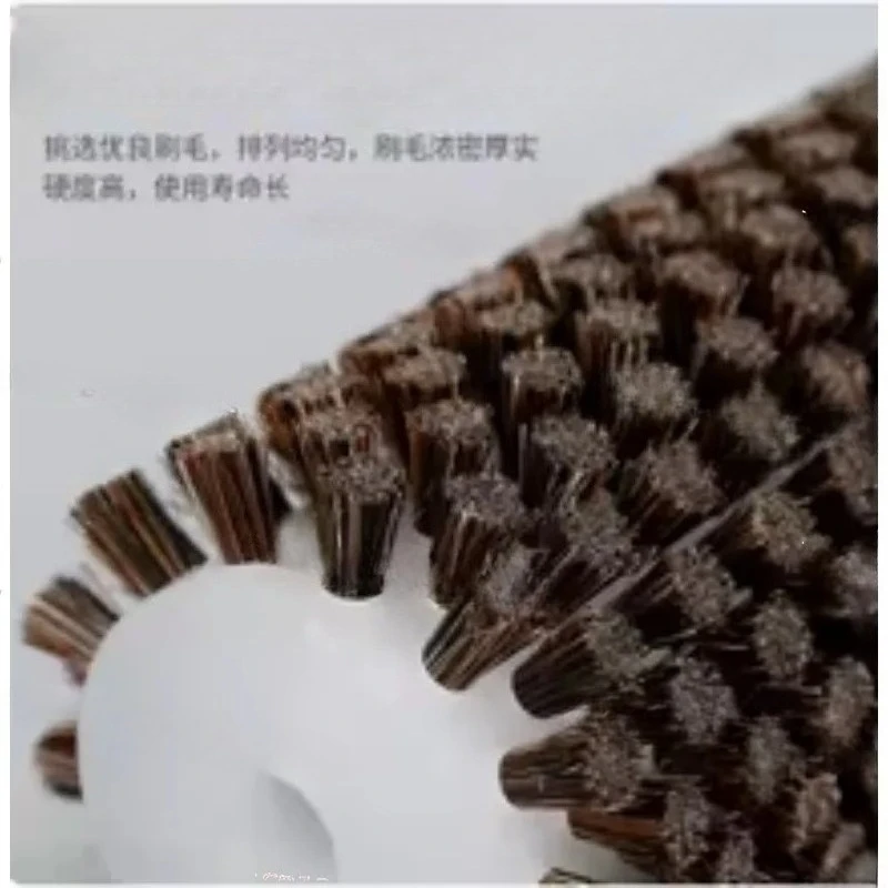 30CM Ski Snowboard Waxing Roller Brush Set with Nylon Horse Hair And Copper Wire Electric Roto Brush for Skiing Equipment