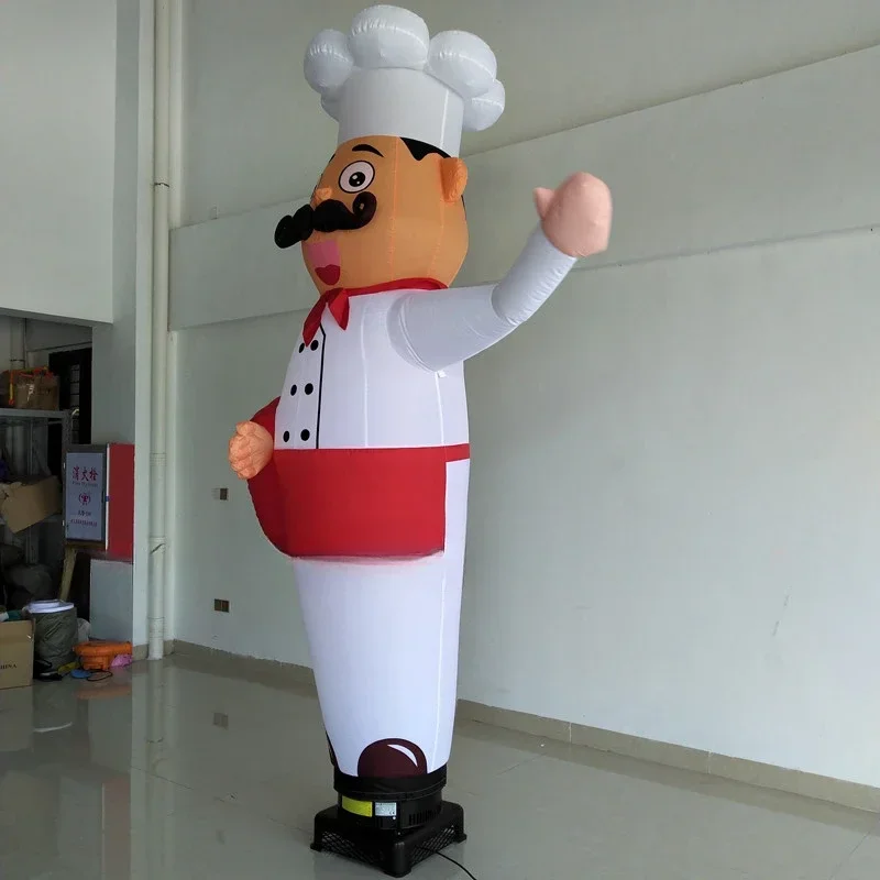 

3-meter-high durable Oxford cloth advertisement inflatable swing chef sky dancer factory direct sales