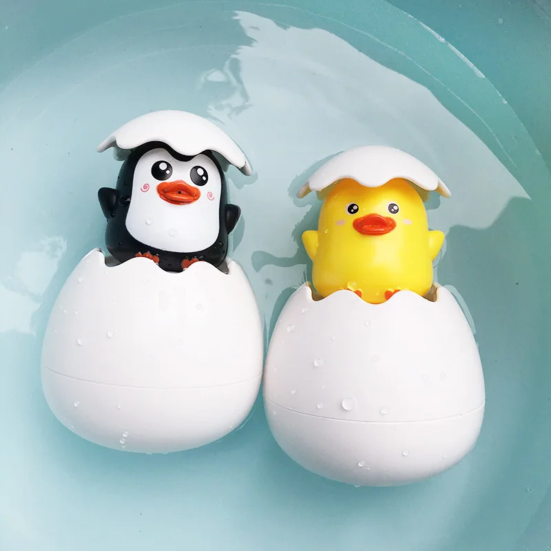 Baby Baden Spielzeug Kinder Nette Ente Pinguin Ei Wasser Spray Sprinkler Badezimmer Beregnung Dusche Schwimmen Wasser Spielzeug Für Kinder Geschenk