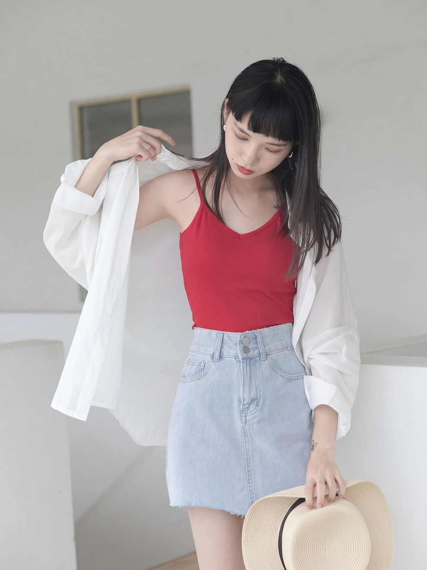 

Женская летняя тонкая полупрозрачная рубашка-накидка в корейском стиле с отложным воротником, защита от солнца, для повседневной носки