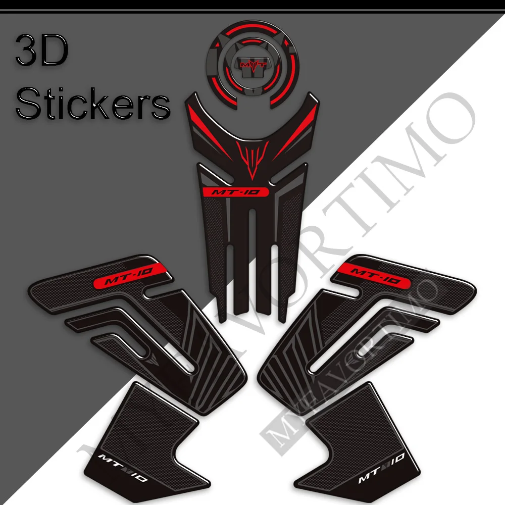 Motorcycle For Yamaha MT10 FZ10 FZ MT - 10 SP MT-10 Hyper Naked Tank Pad Grips Stickers Decals Knee 2018 2019 2020 2021 2022