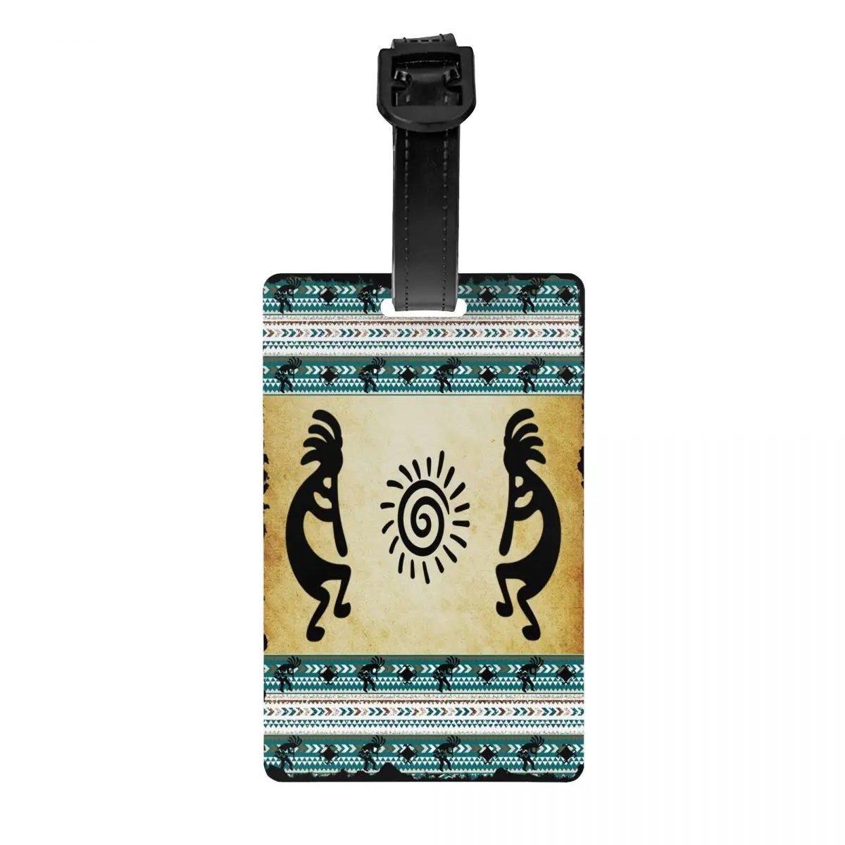 

Пользовательские африканские этнические индейские кокомилли, багажная бирка, защита конфиденциальности, багажные бирки, дорожные сумки, этикетки для чемодана