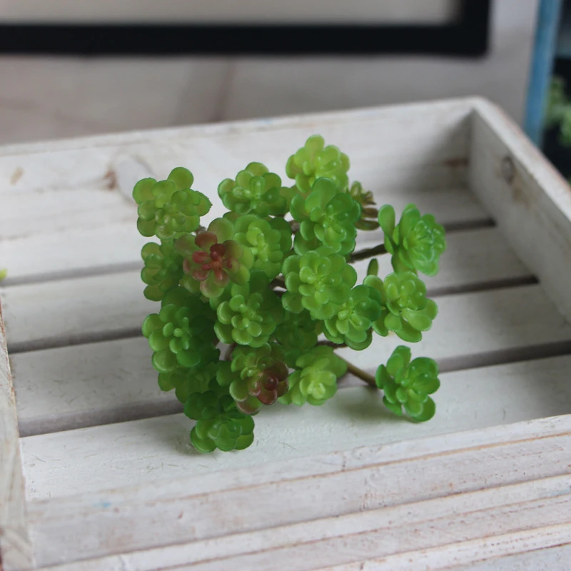 Planta Artificial de simulación para jardín, plantas falsas en miniatura, decoración Floral para el hogar, elimina la fatiga de la Oficina, 1 piezas