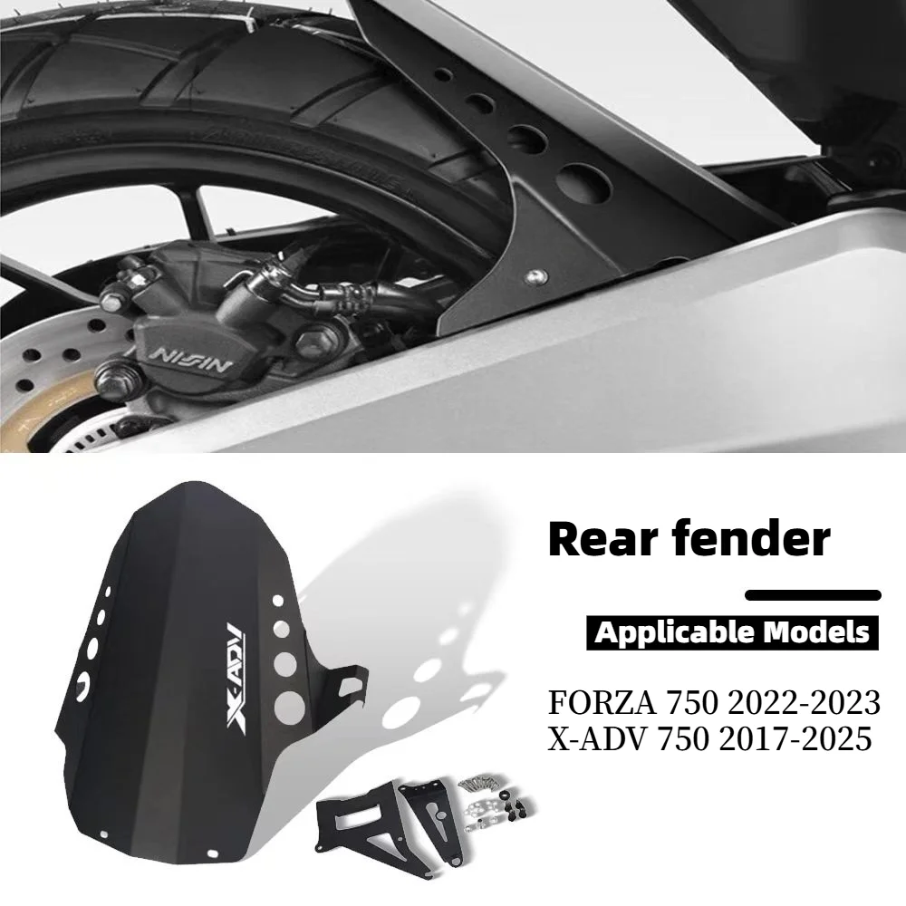 

For Honda Forza 750 For FORZA750 2020-2022 Motorcycle Accessories Rear Fender Mudguard Wheel Hugger Splash Guard CNC Bracket