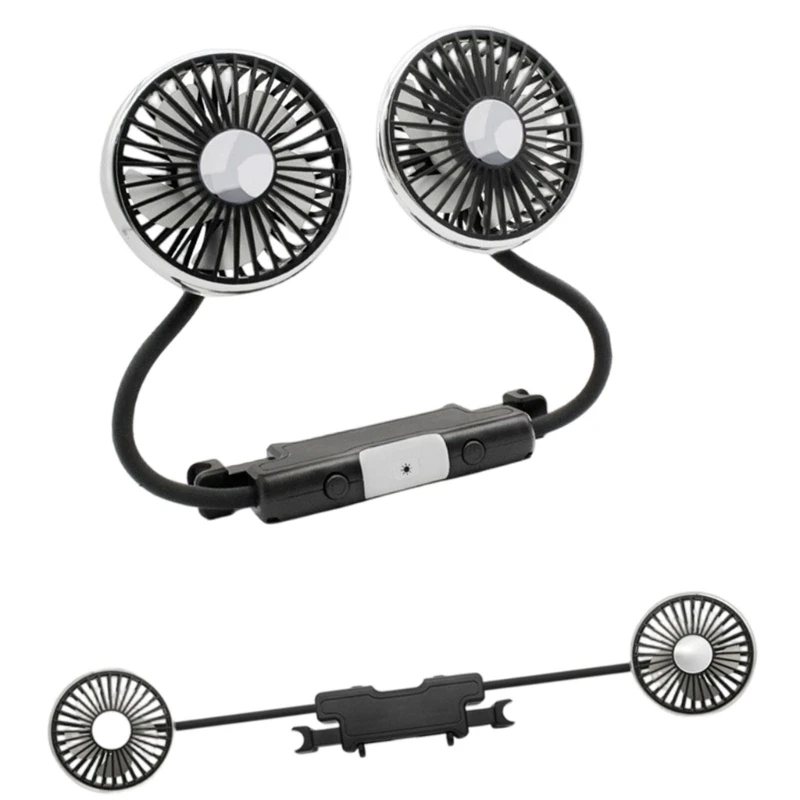 

3 Speed USB Powered Auto Fan With Copper Motor And Full Rotation For Enhanced Air Circulation