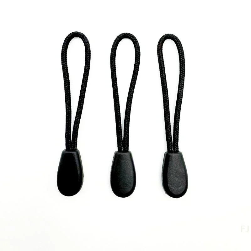 10-Pack Anti-lost Luminous Zipper Heads, Glow-in-the-dark Zipper Pull Ropes for Jackets, Backpacks Repairing