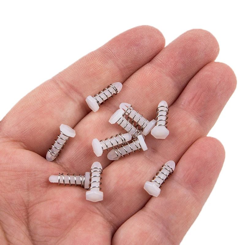 10pcs 17.6mm Plastic Nail Southbridge Northbridge Cooling Fan Plastic Spring Clips Secure The Heat Sink