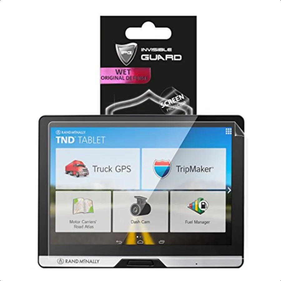 

For Rand McNally TND 80 Truck 8 Navigation Screen Protector Hydrogel Invisible Ultra HD Clear Film Anti Scratch Skin Guard Smoo