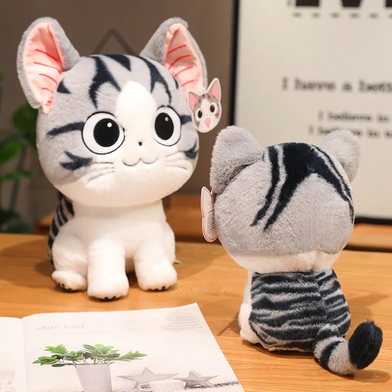 24/35cm Interesting Creative Cute All Size Cat Soft Plush Toys Smoothing Dolls Sofa Decoration Girls Birthday Christmas  Gifts