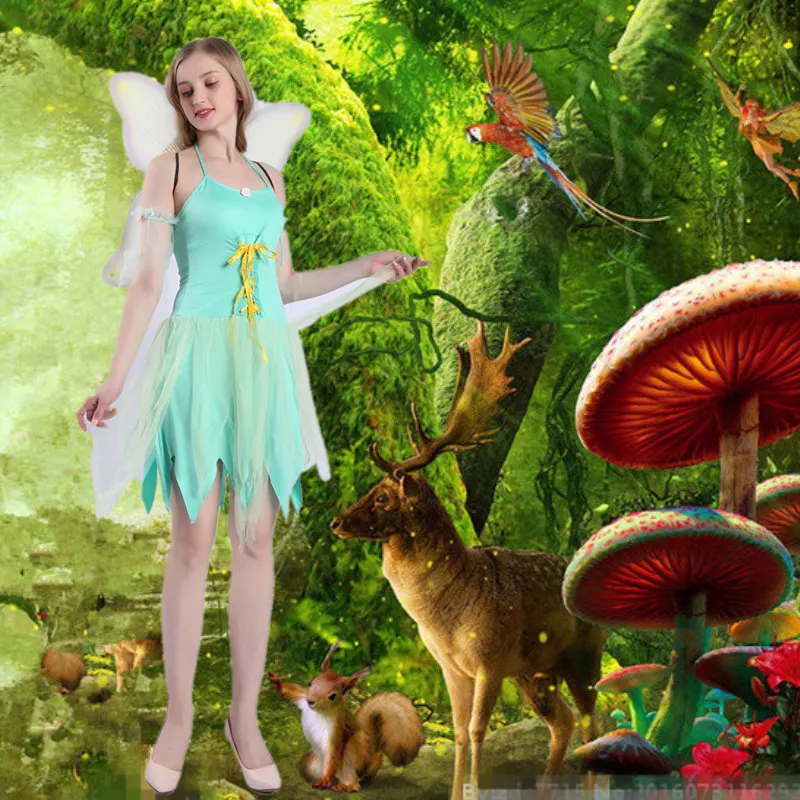 

Sexy Fairy Costume Adult Women's Animal Bar loween Cosplay Performance Costume Stage Ethnic Wear Polyester Fiber