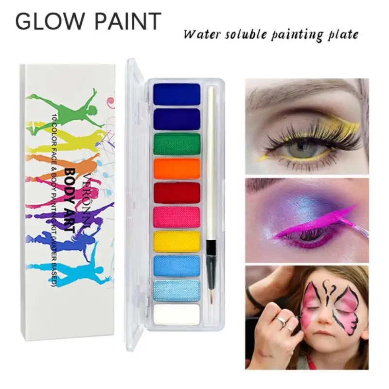 Body Paint Artistieke Uv Fluorescerende Oogschaduw Speciale Effecten Face Paint Fluorescerende Body Paint Opvallende Kleuren Eyeliner