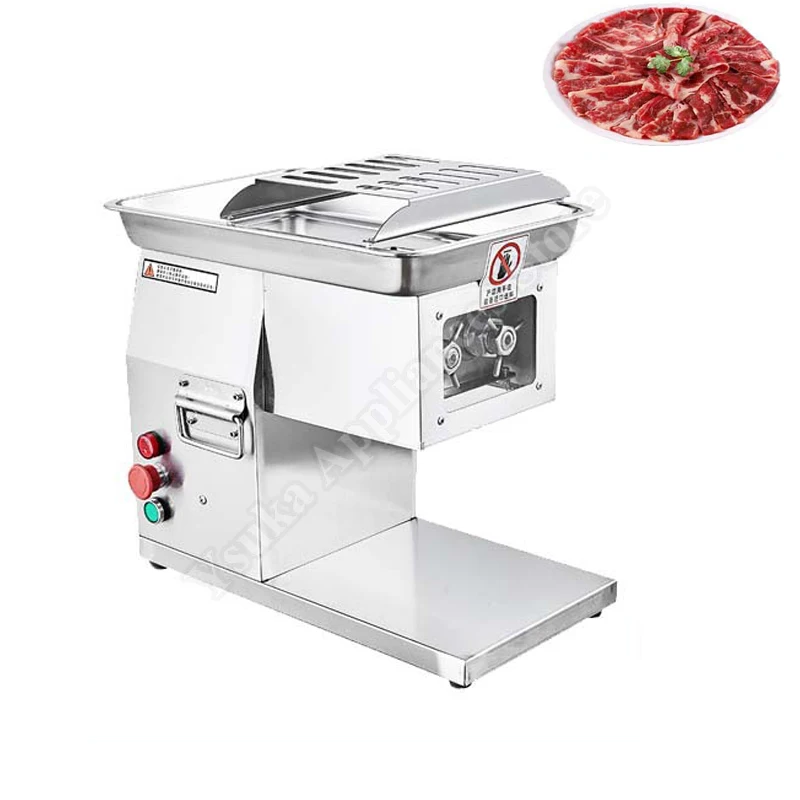Meat Slicer Desktop Electric Stainless Steel Commercial Fresh Meat Shredder Machine Mincer Meat Cutting Machine