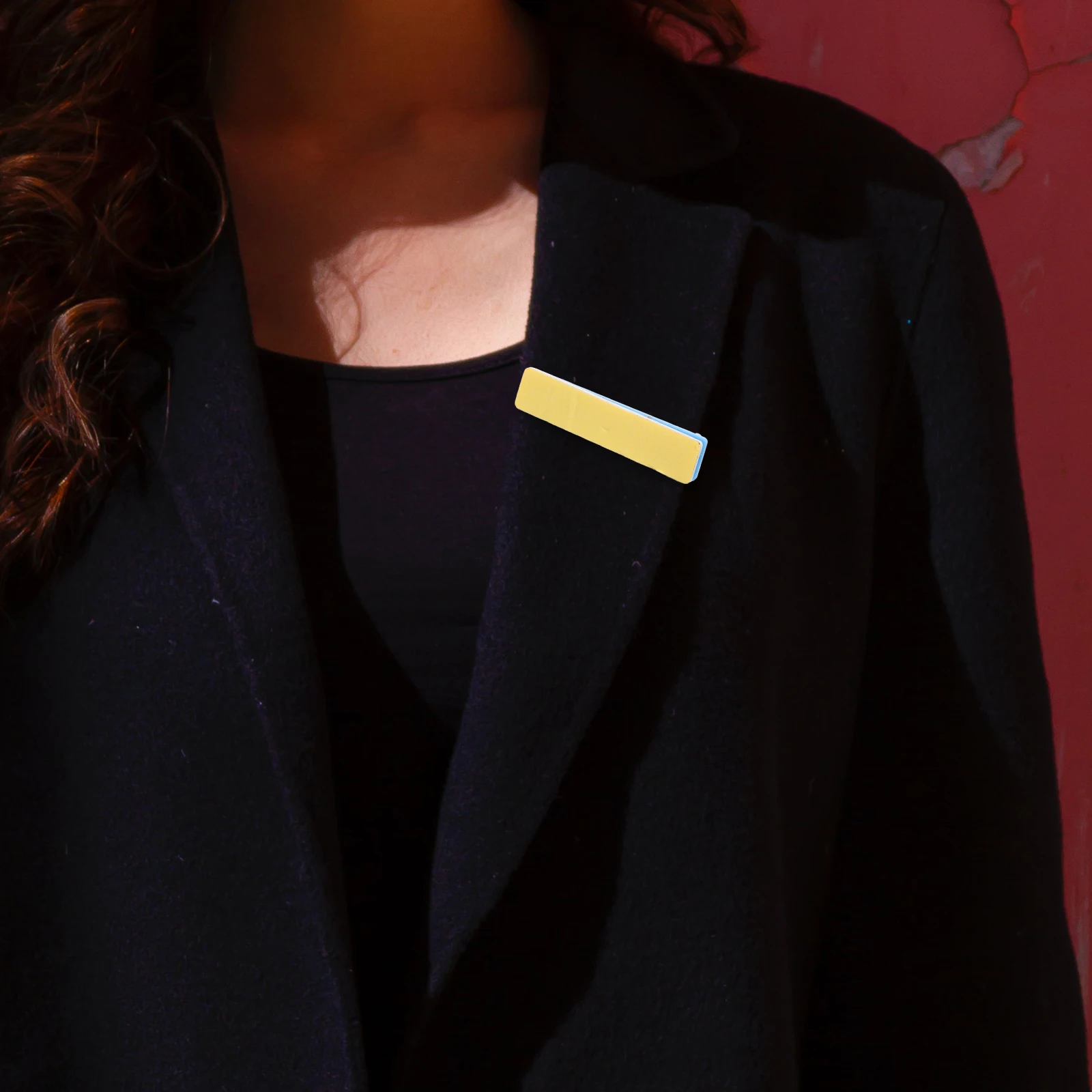 

10pcs Chest Badge Accessory Worker Number Pin Self-Adhesive Bar Safety Pin For Id Name Tag Office Hospital Factory Staff Use