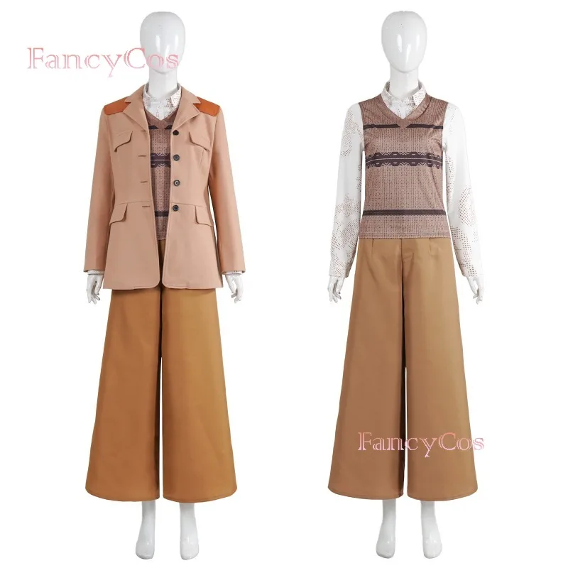

Female Detective Investigation Set Movie Cosplay Costume Detective Windbreaker Set Role Playing Halloween Carnival Costumes