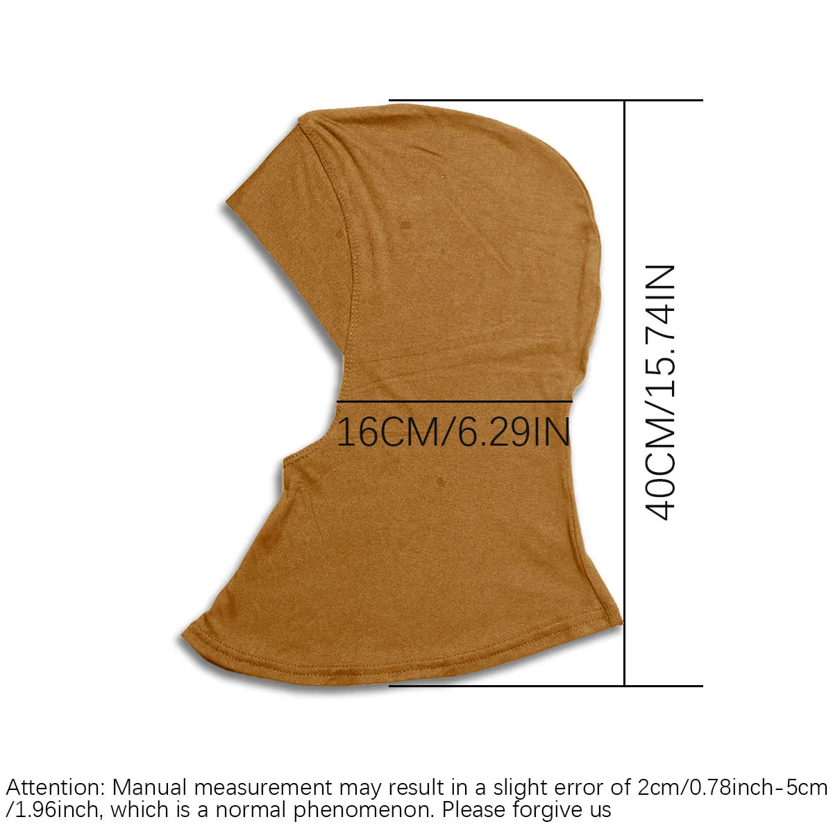 [Hoogwaardig katoen] Modale meerkleurige ademende nekbescherming Hoge elasticiteit Dieptepunt Cap Cover Sjaal Hoofddoek