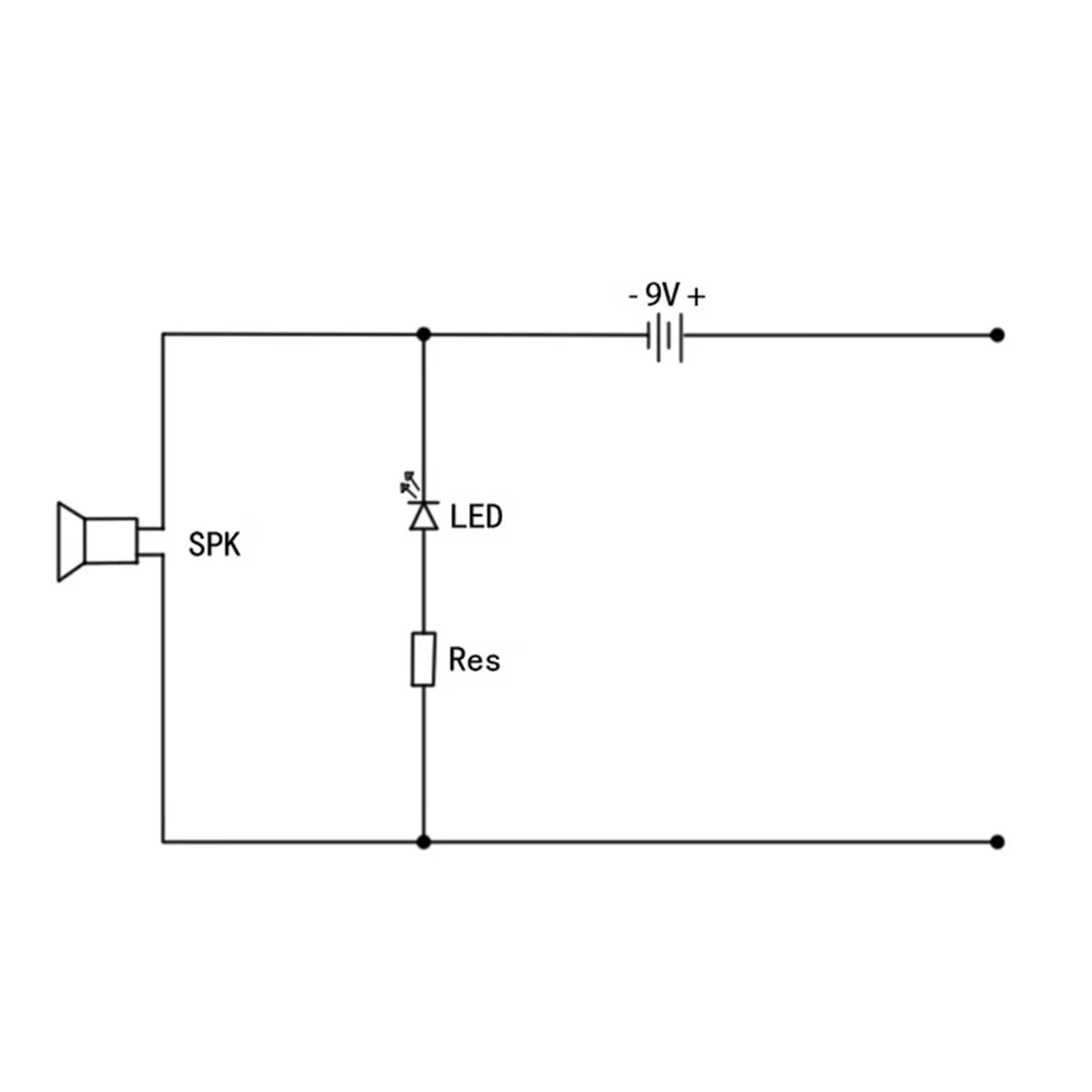 9V Buzzer Tester Kawat Tester Kabel PCB Switch Produk Switch Tester Multimeter Pena Garis Merah Hitam Klip Garis Instrumen Bagian