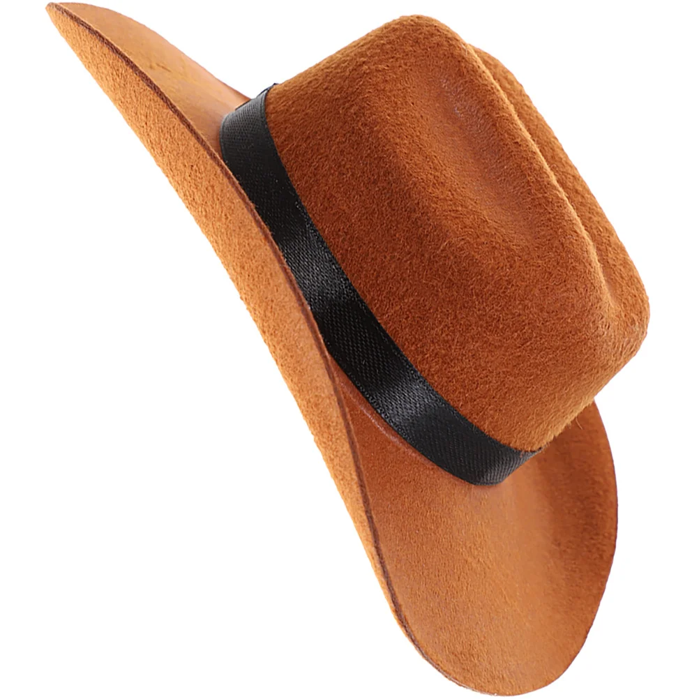

Cowboy Hat Pet Puppy Dog Cats Wear resistant Light Brown Multi function Cosplay Festival Birthday Photoshoot Pet Supplies