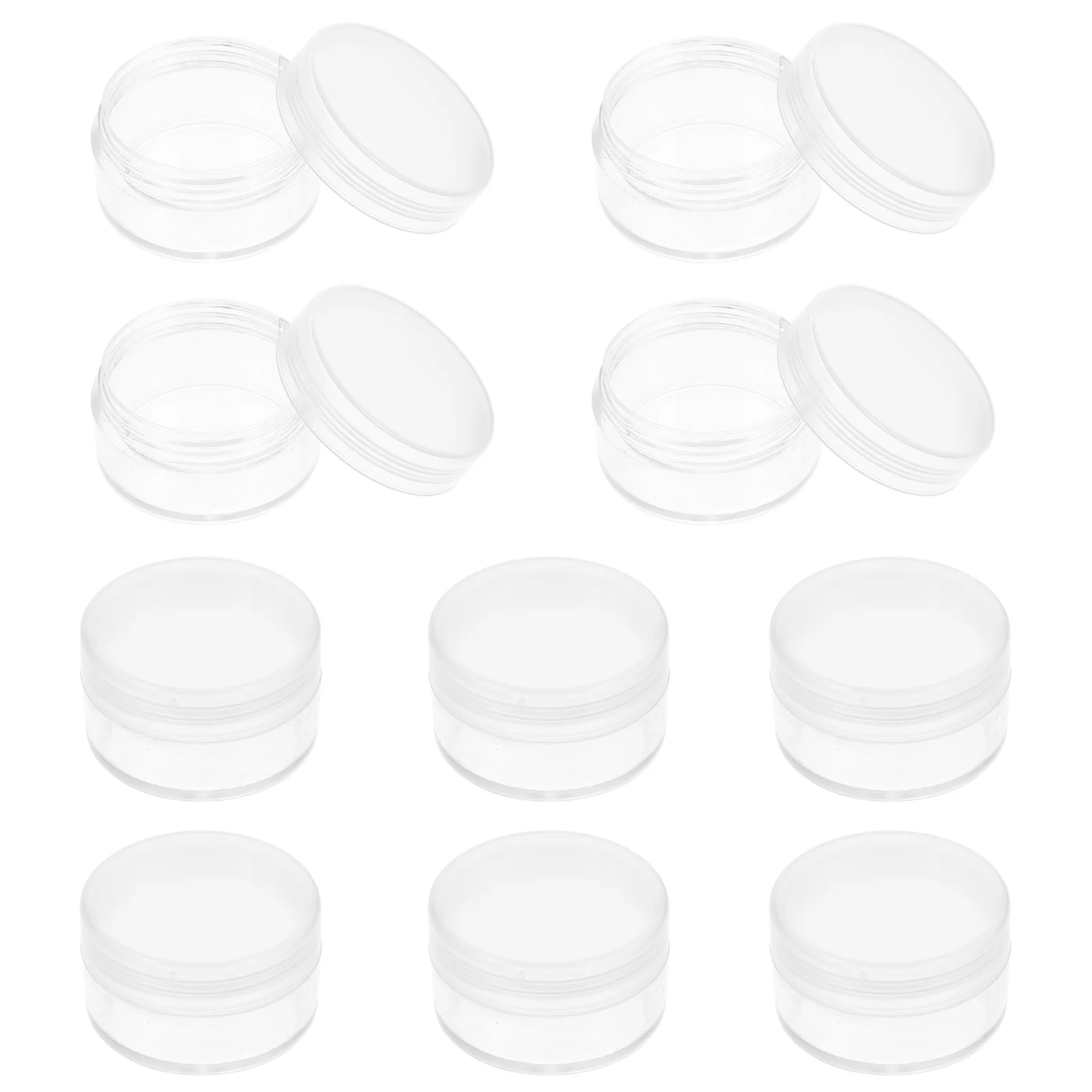 10 Pcs Watch Parts Box Case Organizing Clock Repair Tool Diamond Earrings Plastic