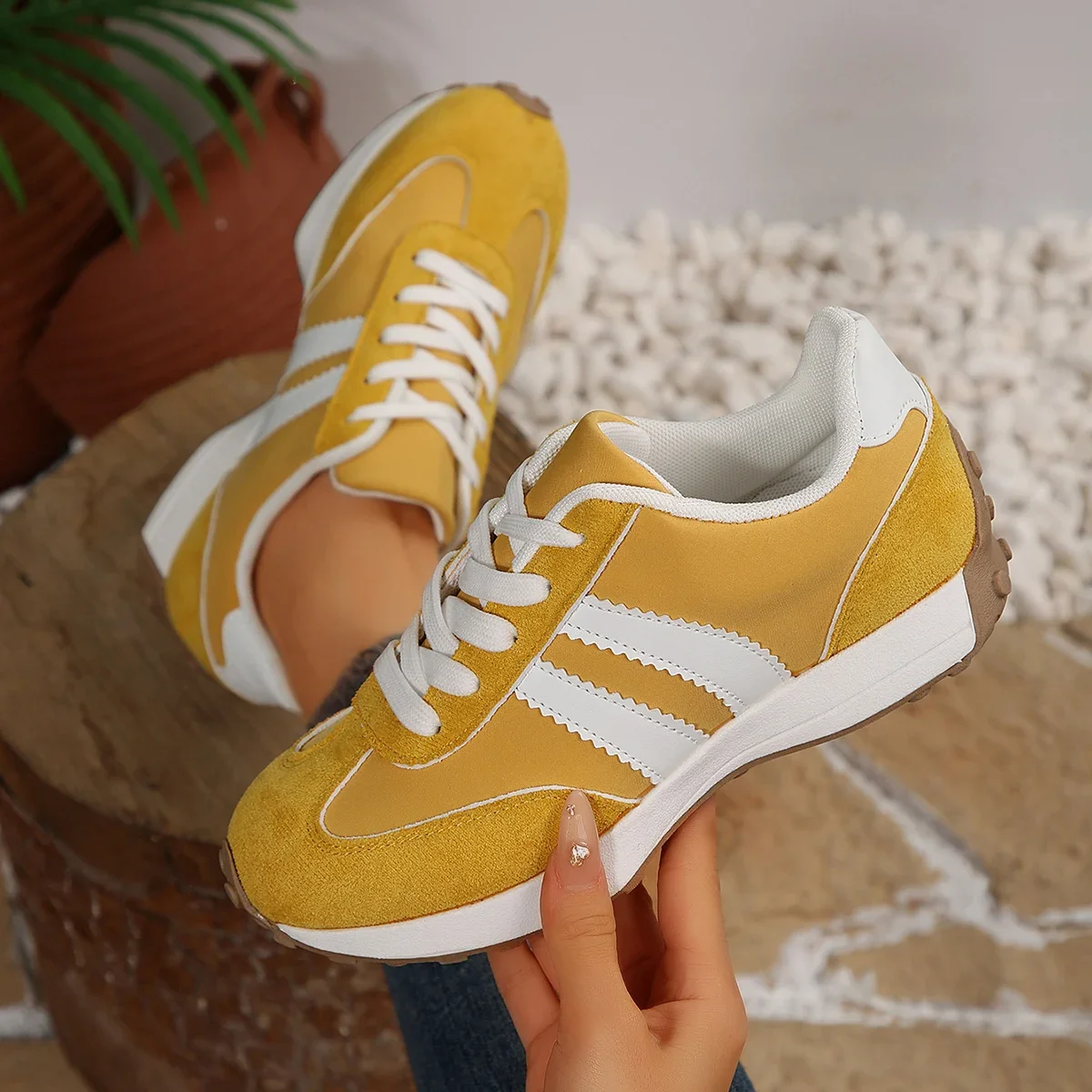 

Женские кроссовки на платформе, вулканизированная обувь, женские повседневные дышащие кроссовки на плоской подошве, женская удобная обувь в стиле ретро, Zapatos De Mujer