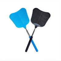 Durable Fly Swatter Flexible Telescopic Fly Swatter with Stainless Steel Handle Manual Mosquito Killer for Home and Office Use