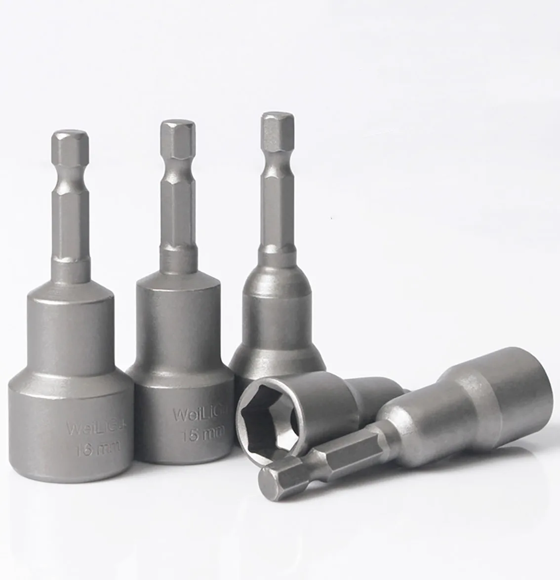 

1Pcs Length 65mm Hex Socket Sleeve Bit Nut Driver for Power Drills Impact Drivers Hand Drills Tools Parts 3mm-24mm