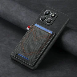 Honor X7C X8B X7B X6B 4G 5G Magnet Leather Card Case 360 Protect Lens Armor Funda Honor X9D X9C X6A Plus X9B Phone Back Capa