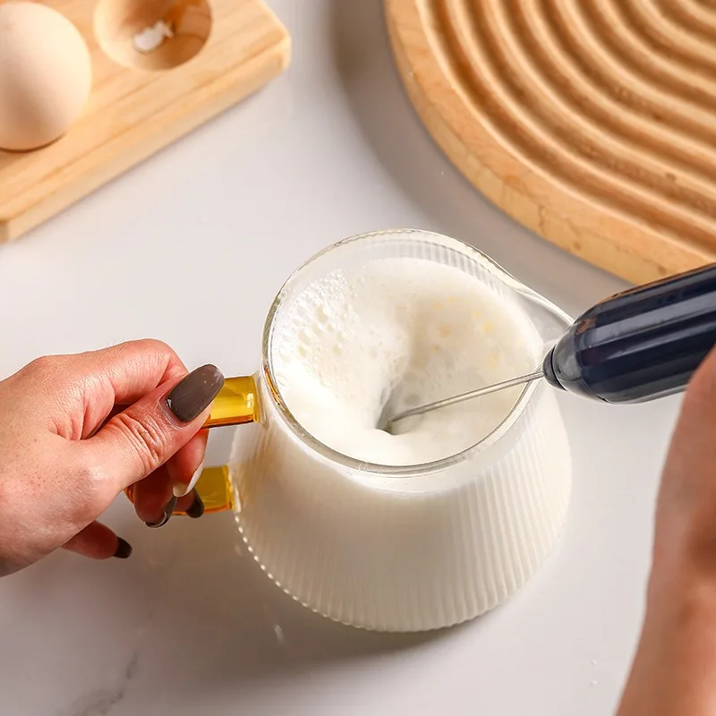 Electric Milk Frother USB Rechargeable Foam Maker Mixer Coffee Cream Drink Frothing Wireless Handheld Egg Beater