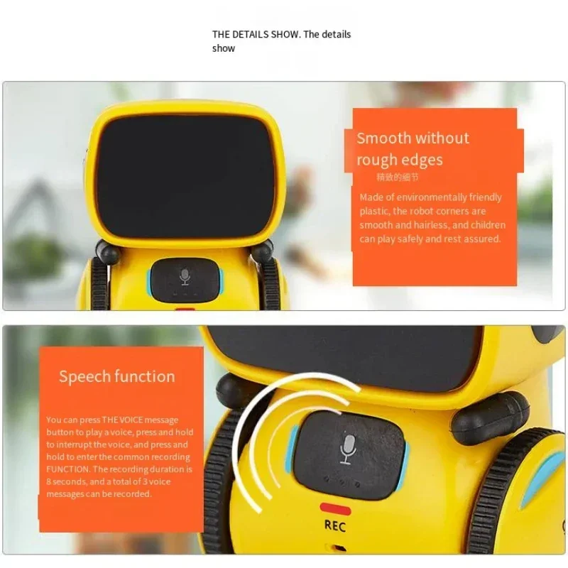 Emotional Intelligence Robot‌ – Emo’s 3-Language Mode, Dance Moves & Coding Games for Ages 3-12