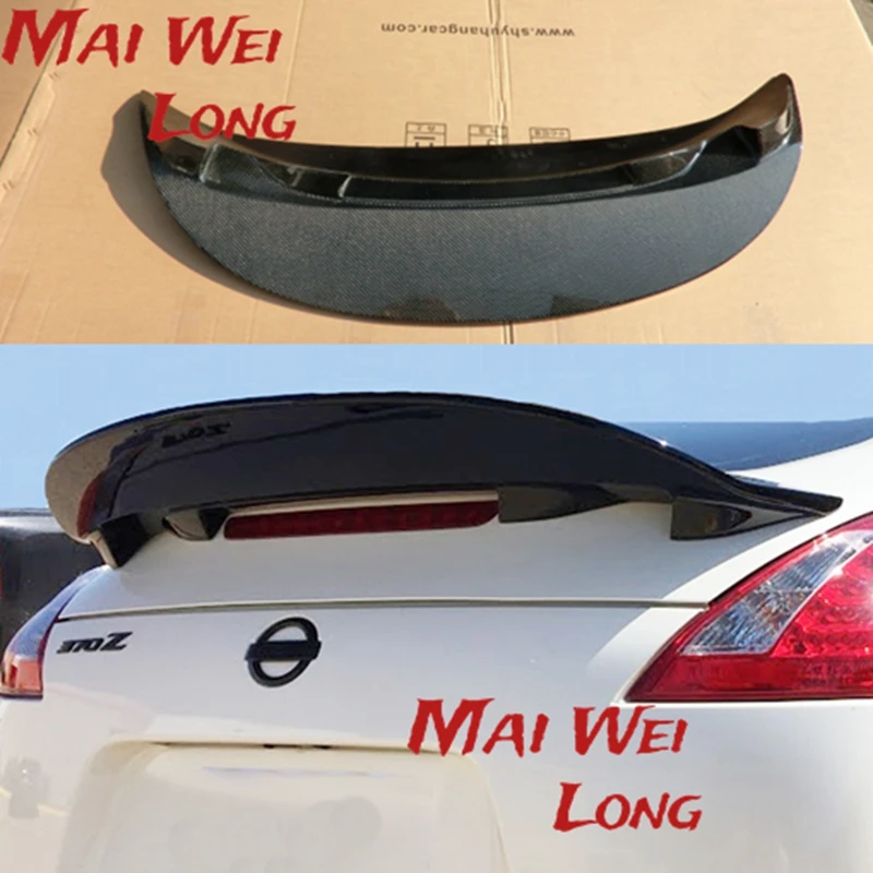 For Nissan 370Z Z34 Carbon Fiber Trunk Wing 09 onwards AJT3 Style Car Styling Rear Spoiler 2009-2015