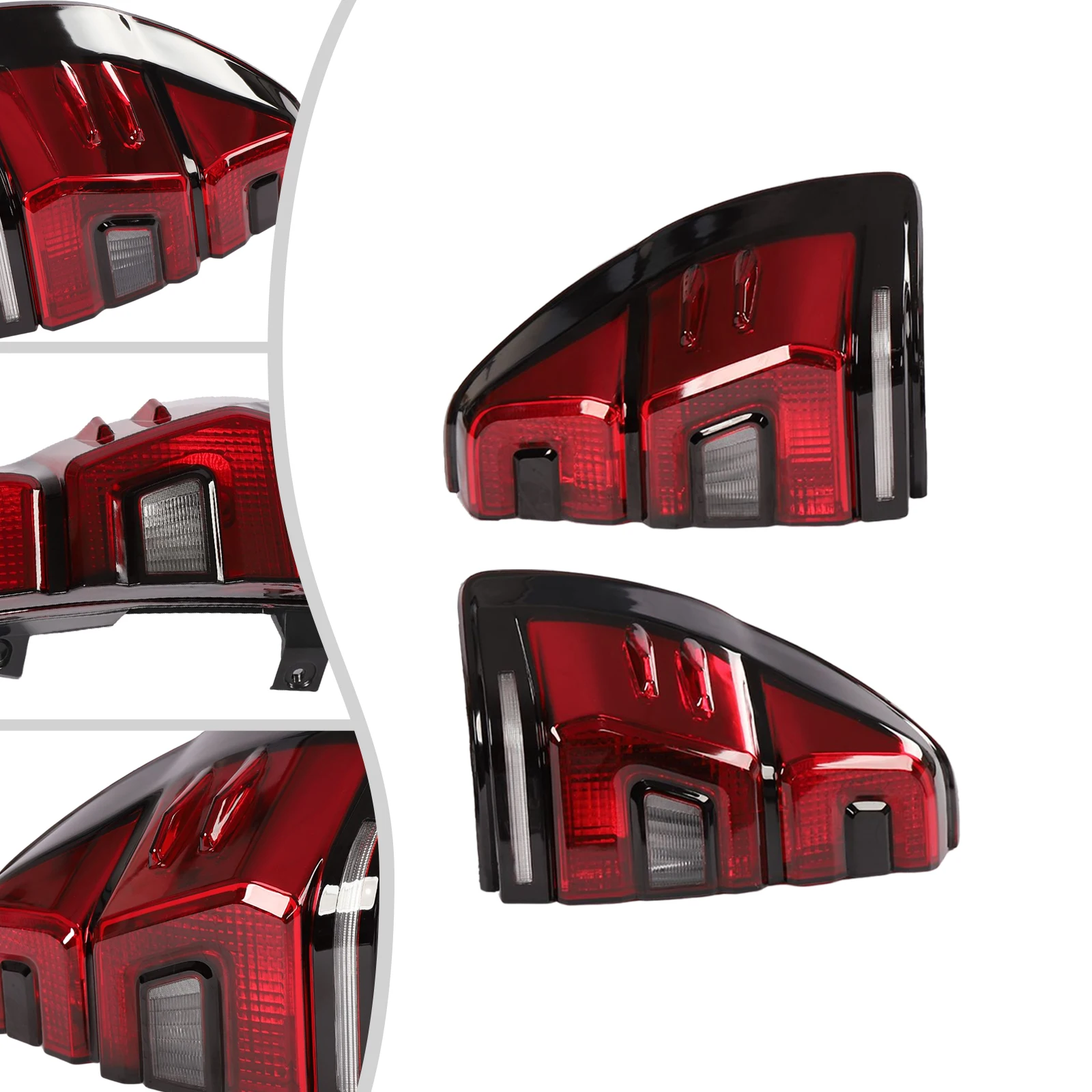 

[Left Side+ Right Side] For TOYOTA Land Cruiser Prado LC120 03-09 Pair LED Tail Lights Rear Brake Lamps