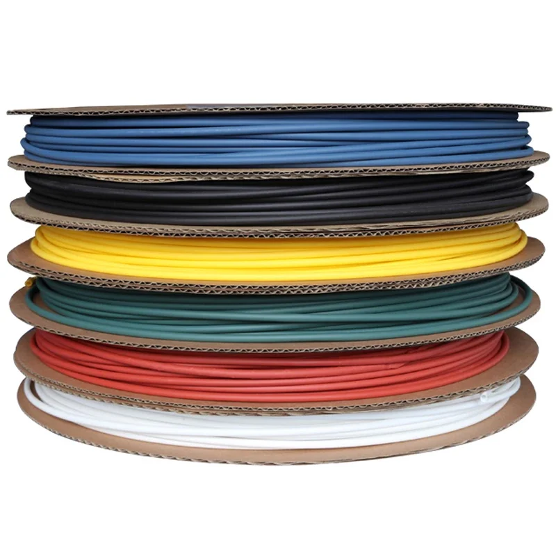 Non Glue Heat Shrink Tubing 3:1 Ratio Diameter 1.5~50mm No Glue Waterproof Wire Wrap Insulated Lined Cable Sleeve 1M