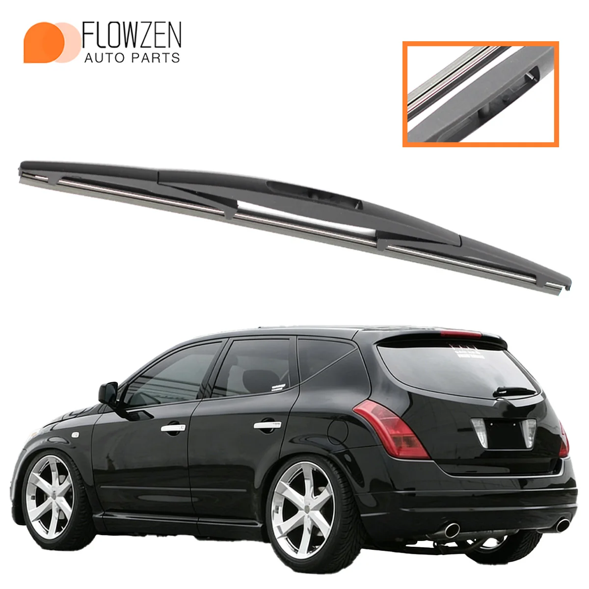 

1PC Rear Wiper Suitable For Nissan Murano Z50 2004-2008 Car Parts Rear Windshield Wiper Blades Windshield Washer Accessori