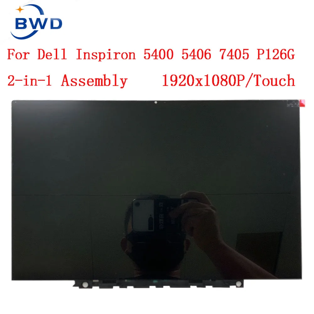 0H88H9 ZBJZ03 14 "FHD do Dell Inspiron 5400 5406 7405 2-in-1 P126G P126G001 ekran dotykowy LCD Digitizer wymiana zespołu